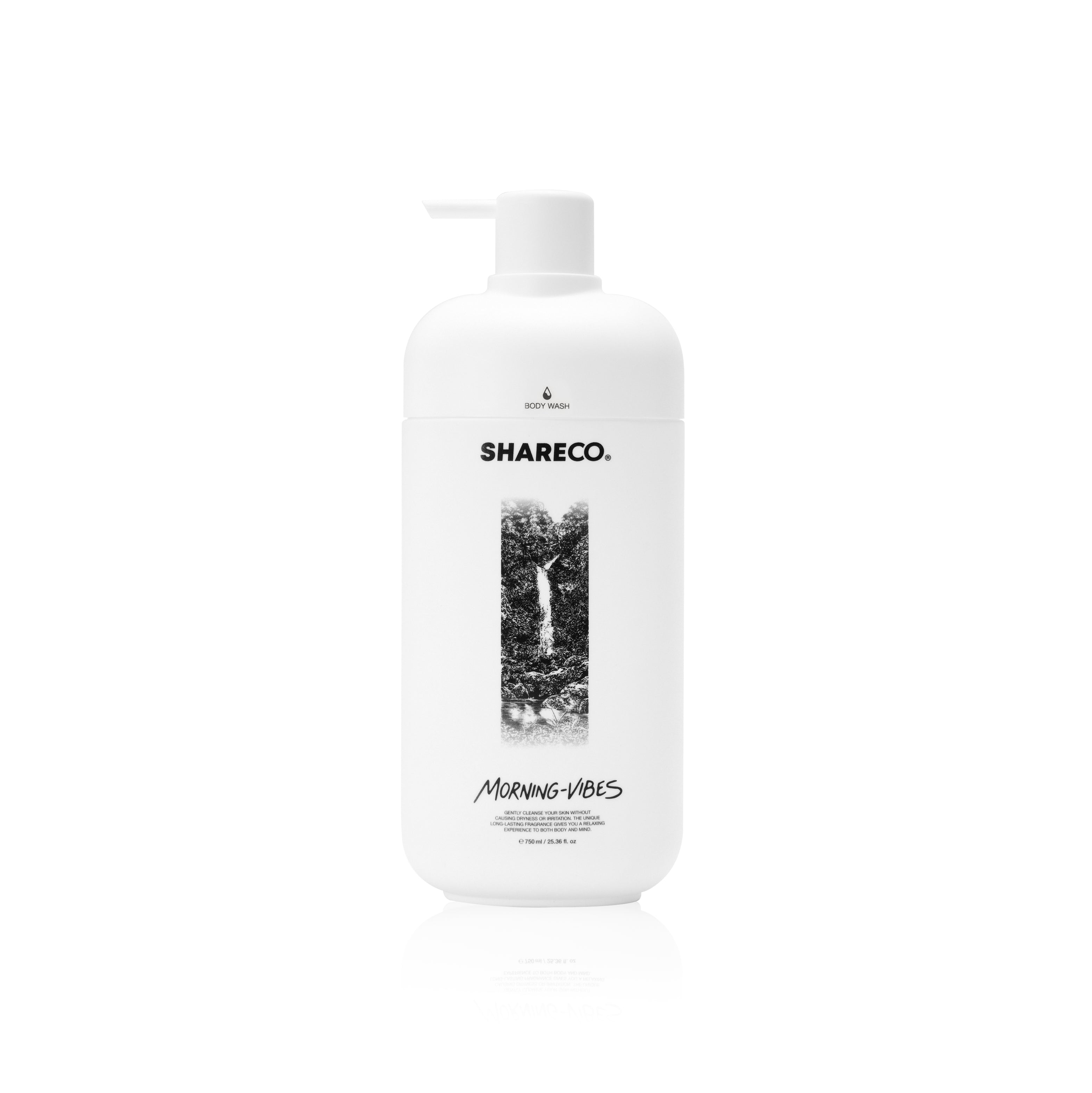雪松麝香沐浴膠 MORNING-VIBES｜750ml 瓶裝款 - SHARECO DESIGN
