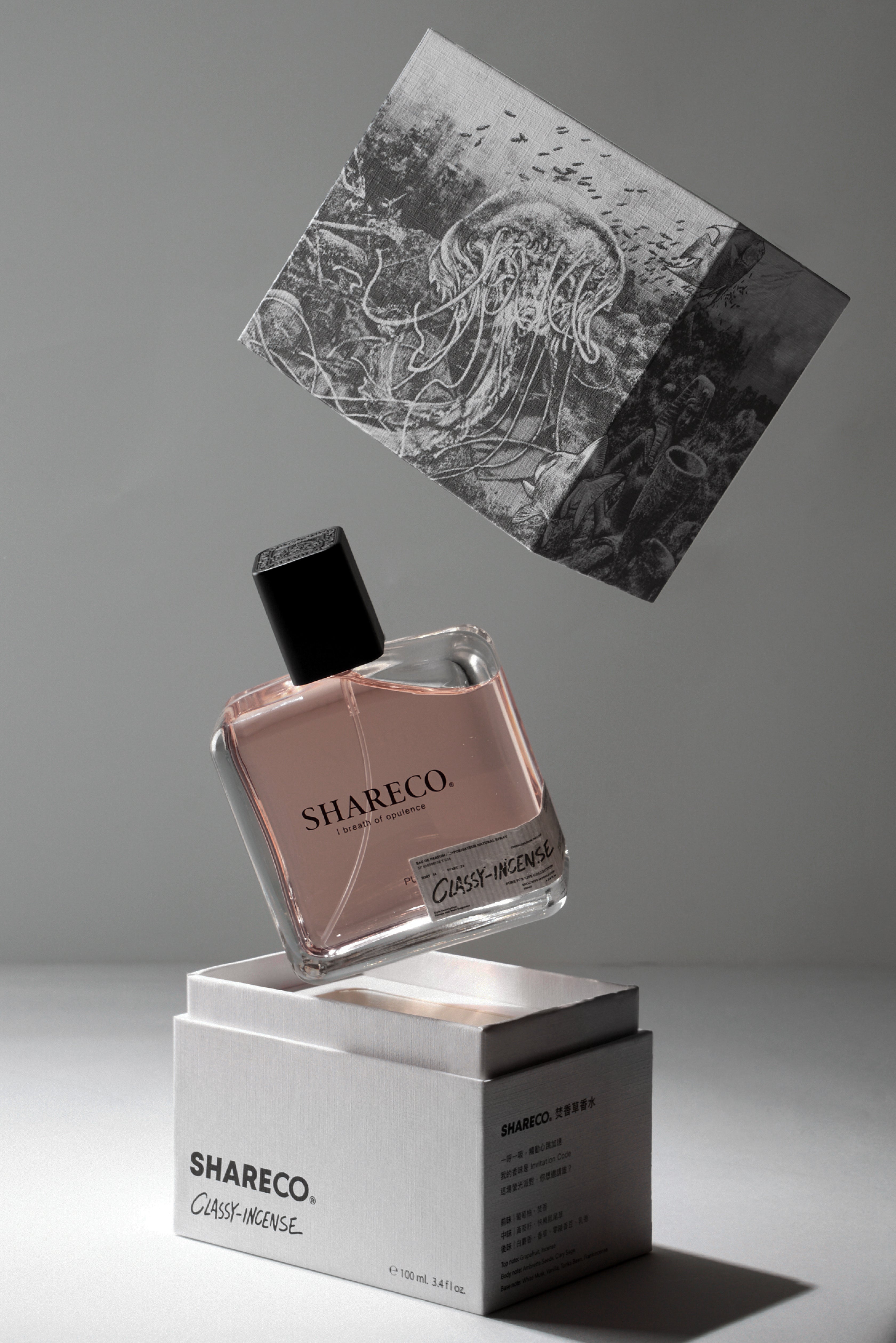 焚香草香水 CLASSY-INCENSE｜100ML - SHARECO DESIGN
