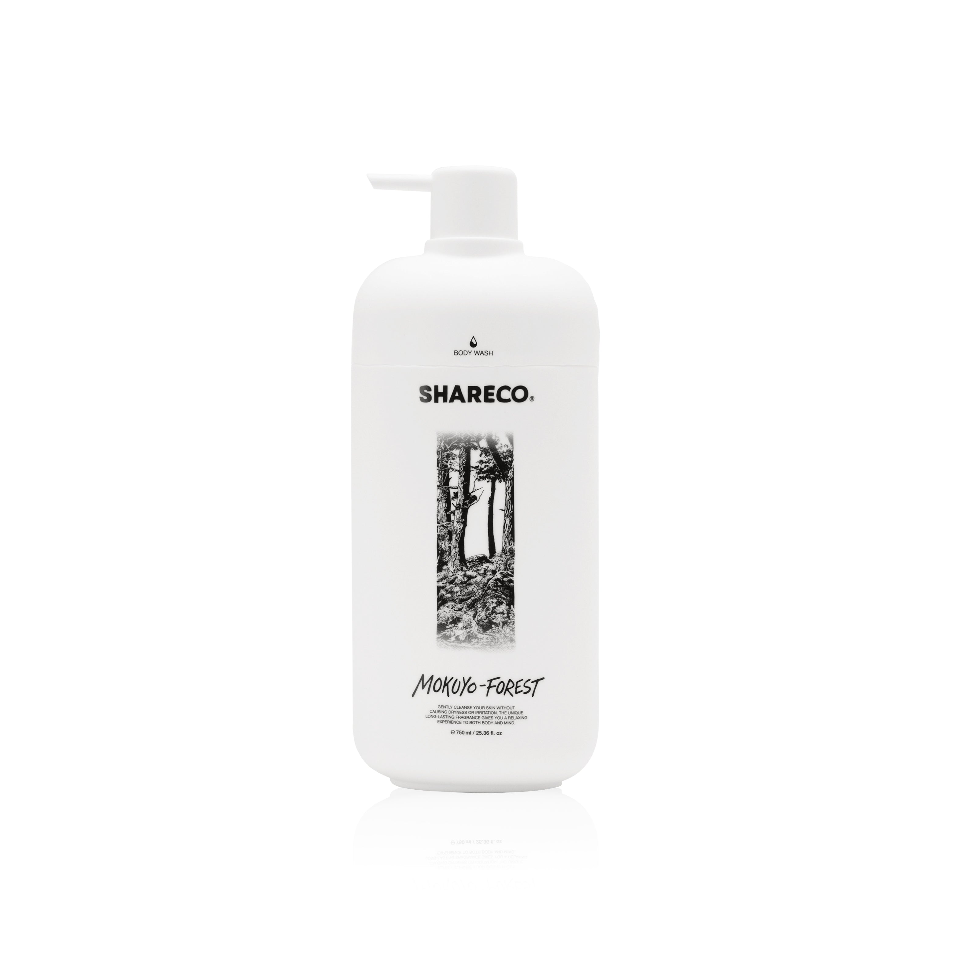 木曜森林沐浴膠 MOKUYO-FOREST｜750ML 瓶裝款 - SHARECO DESIGN