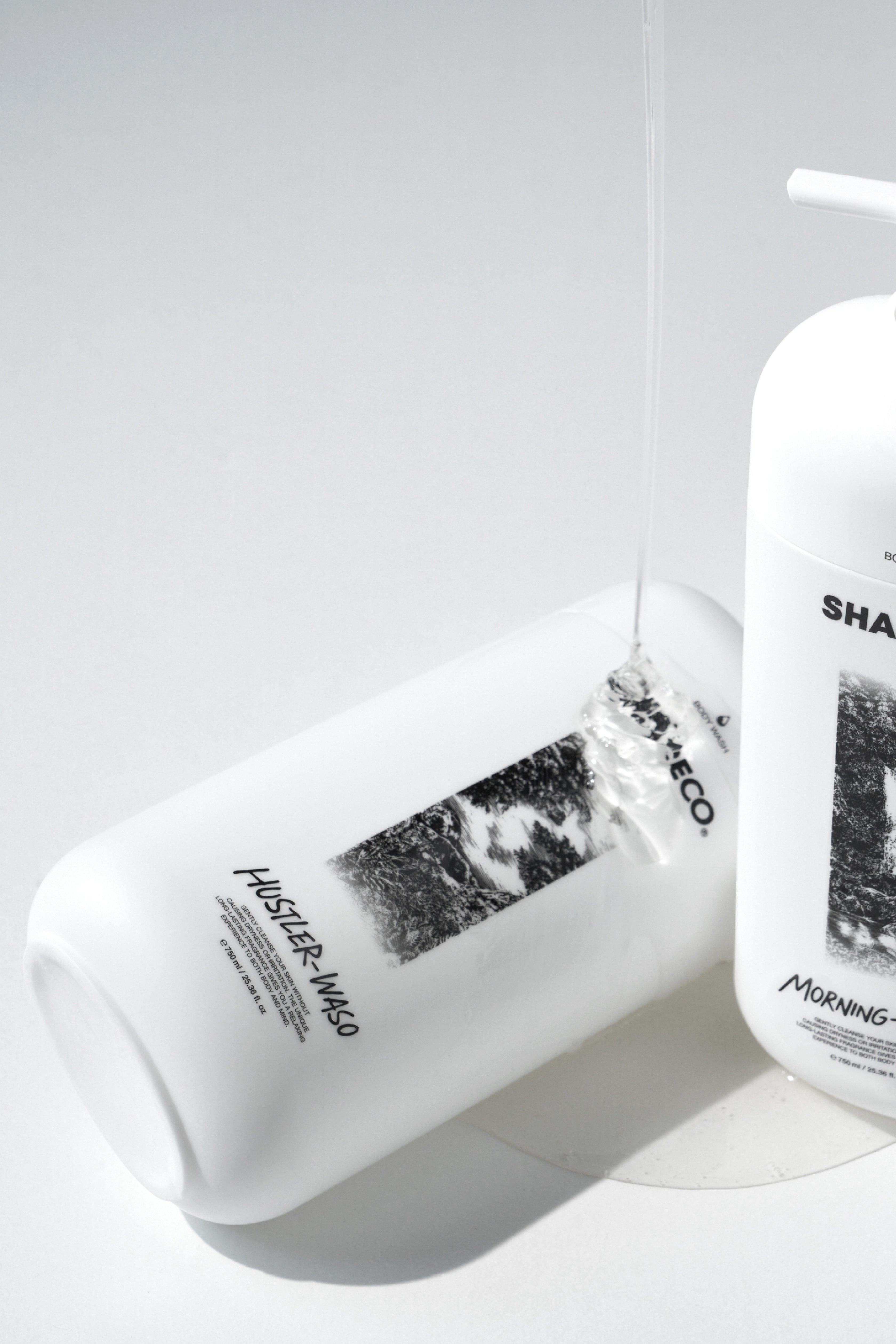 菸草香沐浴膠 HUSTLER-WASO｜750ml 瓶裝款 - SHARECO DESIGN